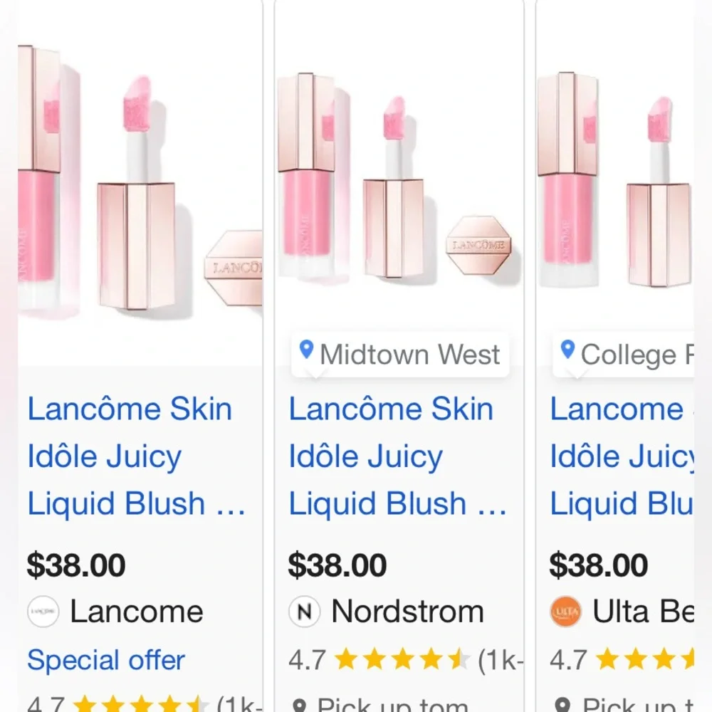 Lancôme Juicy Liquid Blush - Soft Pink